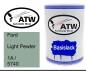 Preview: Ford, Light Pewter, 1A / 5740: 500ml Lackdose, von ATW Autoteile West.